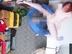 Redhead Thief Krystal Orchid Bend Over For Frisking