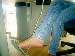Candid Foot Soles Solas Dangling - Natania's feet 16