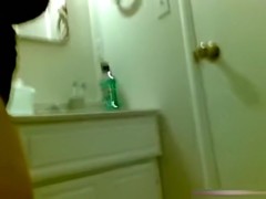 Rubbing my asian cunt in porn video