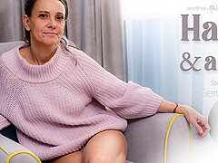 52 Year Old Hairy Gerda Ice Playing With Her Pussy