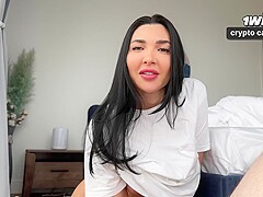My Stepmom Without Panties Tricked Me To Cum In Her Pussy