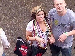 Mardi Gras Chicks on Bourbon Street - SpringbreakLife