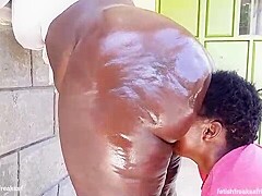 FetishFreaksAfrica Slutty Gets Humiliated By Ass Dominator