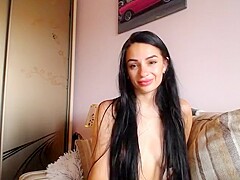 Gorgeous brunette thongs panties striptease Part 07