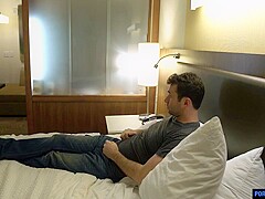 Lusty blonde babe, Kenzie Reeves is getting fucked hard in a hotel room, in the late afternoon