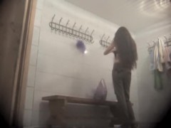 Sexy teen has stripped on spy cam before going to pool
