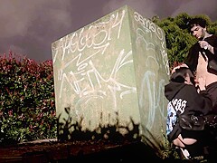 Me Follo A Mi Hermanastra En La Calle Por La Noche Sin Que Nadie Nos Vea - Exloverx - Neferet Exposi
