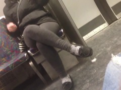 Very sexy foot dangle tease
