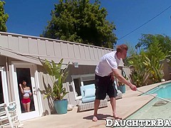 Hardcore sex session for beautiful teen Nina Norths pussy