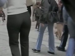 Street and store tight pants voyeur video colletction