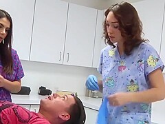 Double Nurse HandjobBlowjob