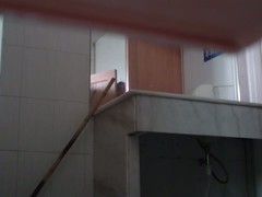 Voyeur videos form the public toilette with attractive girls farting crap out of their butts