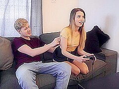 Jamie Young - In Cute Gamer Girl Gets Creampied By Her Boyfriend
