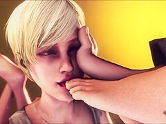 Lustful 3d Babes Giving Incredible Footjobs In An Anime Compilation