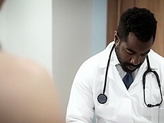 Rectal exam for this big ass teen by her black doctor