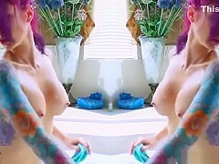 Interracial porn video featuring Monique Alexander and Nat Turnher