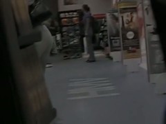 Non-nude voyeur video of sexy girls walking around a mall