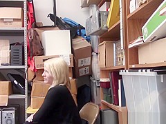 Cute Blonde Teen Fallon Love Fucked For Shoplifting A Store