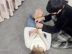 Girl Hogtied And Breathplay