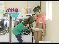 Milf 69 In The Laundry Room - Alana Cruise And Mya Mays