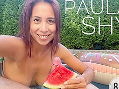 With Paula In The Pool