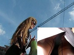 Office gal upskirt
