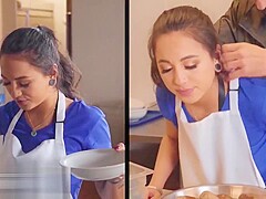 Look At Her Now - Kinky teen Mi Ha Doan gets pounded by homeless man