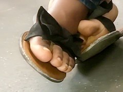 Ebony toes dirty sole