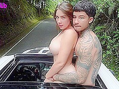 Blonde Sara, Danner Mendez And Sara Blonde - Colombiana Caliente Se Folla A Desconocido En Su Camion