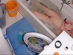 Caught Taking A Bath (no Sound)