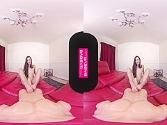 Petite Teen 18+ Plays For And With You With Virtual Reality And Georgia Jones