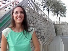 Teen fucked in elevator