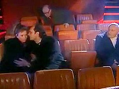 Big Orgy in Movie Theater