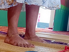 candid asian feet in train : candid soles close ups