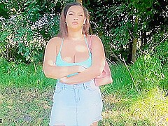 Lets The Roadside Guy Titty Fuck Her In Exchange For A Tow - Ashlyn Peaks