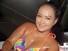 Thai Milf Feeding Her Hungry Asian Pussy