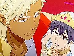 Titan dominates bride in bed after erotic feast ○ Dubbed Gay Anime
