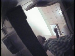 A girl wearing dress badly wants to pee