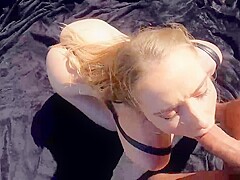cum and squirt as sun lotion