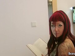 Perfect German Teen 18+ Give Deepthroat Blowjob On Halloween
