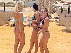 Egypt porn with hot bikini girls: Day 8 - Amateur holiday sex for breakfast