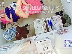 Surveillance camera in a hair removal salon