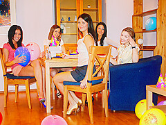 College orgy for a birthday girl