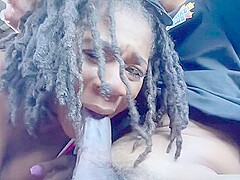 Lil D Picks Up Dreadhead Ebony Drives Her Around For Sex Pt 1