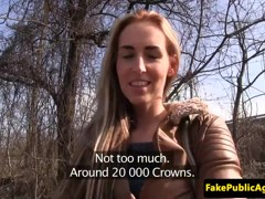 Tricked euro cumswallows during fake casting