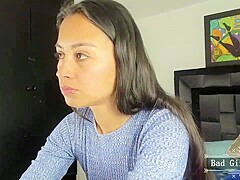 Skinny small tits webcam solo petite piercing teen