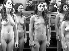 Nude protest in Argentina