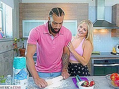 Jill Taylor And James Angel In Cute Blonde Loves Her Pie Filled With Cream / 3.5.2023