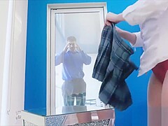 Catholic school teenie gets fucked hard by her stepdad