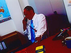 Two dumb blonde whores get slammed in the office